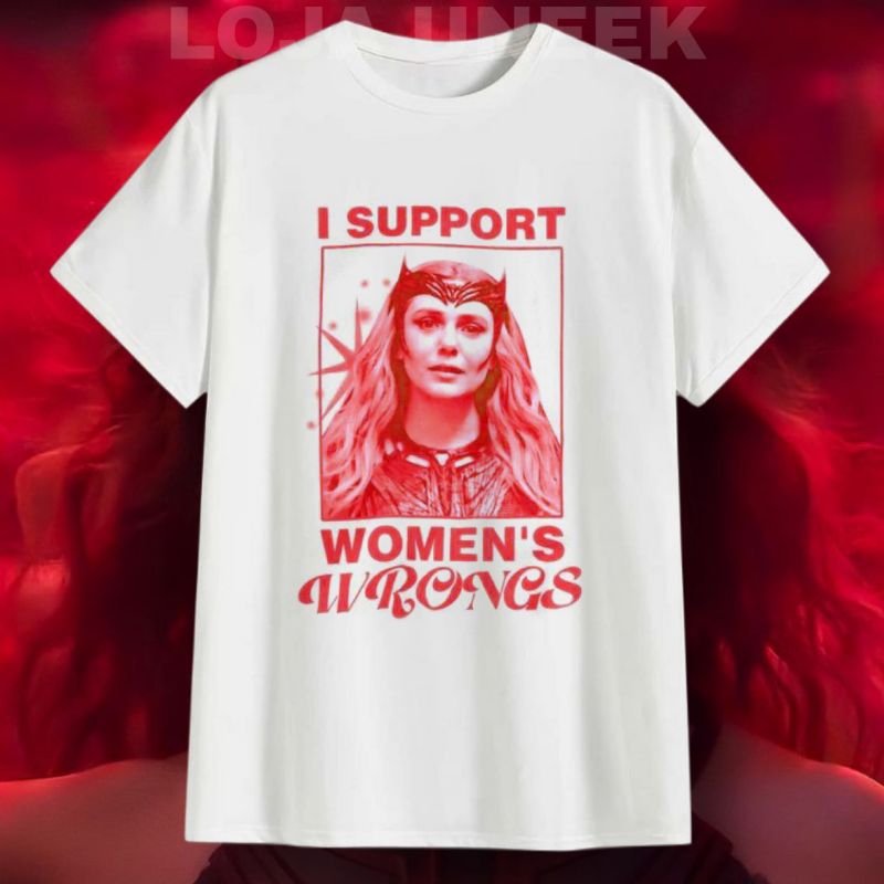 Camiseta Wanda Maximoff I support women