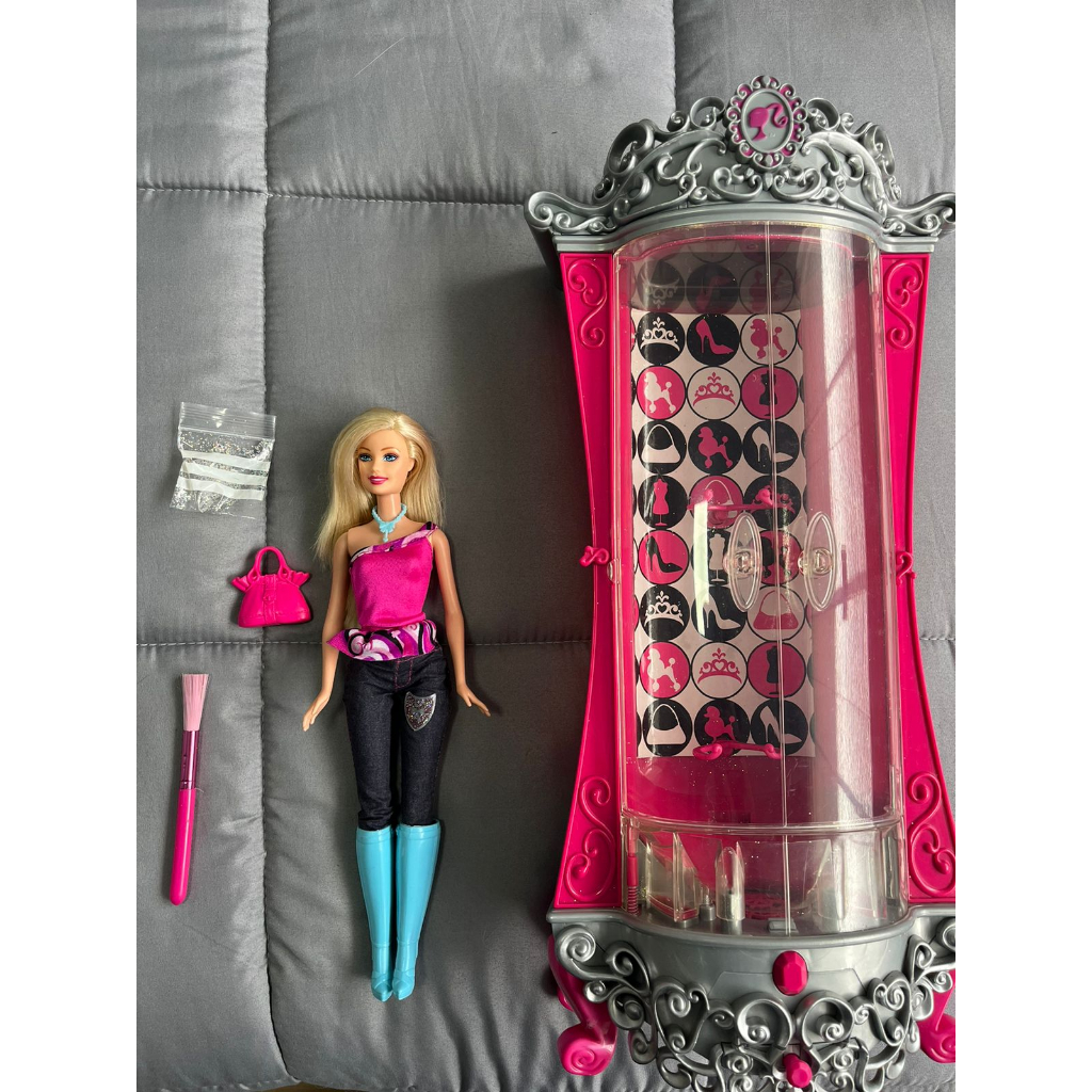 Barbie - Armario portátil, FASHIONISTAS