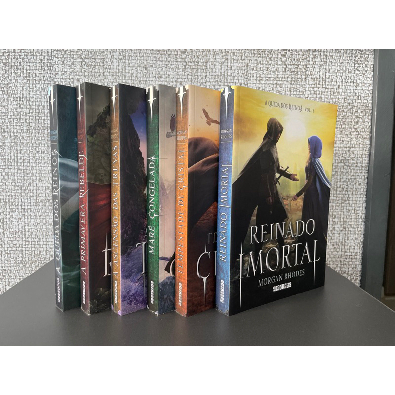 A queda dos reinos - Morgan Rhodes | Shopee Brasil