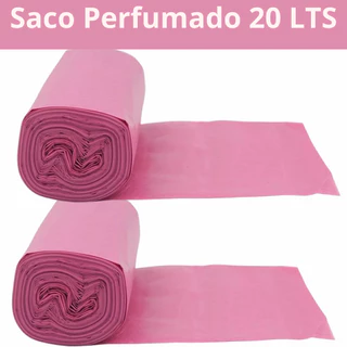 Kit 2 Sacos Sanito Perfumado Para Lixeira de Banheiro Escritorio 20 Litros 50 Unidades Cada