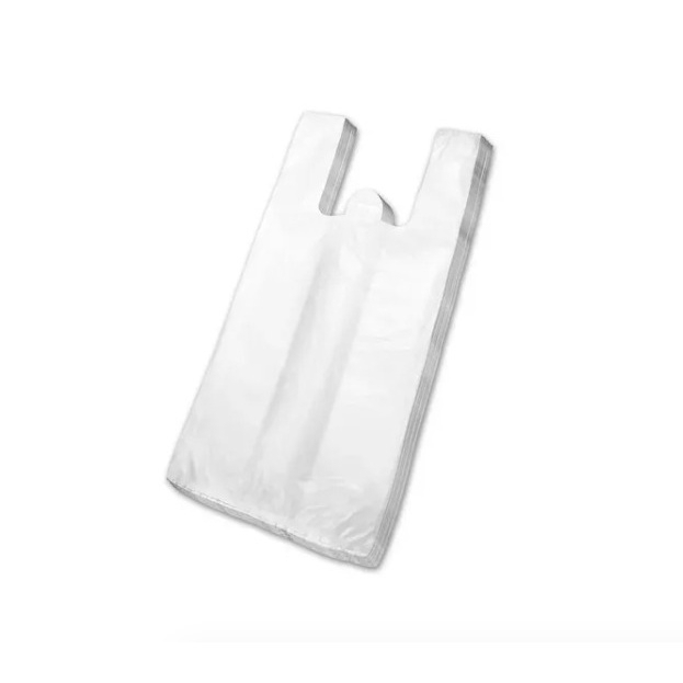 100 unid. Sacola Plástica Branca (25x35cm / 30x40cm / 38x48 cm)