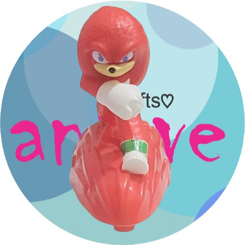 Boneco Knuckles Sonic 2 Mc Donalds Lanchefeliz Brinquedo 7