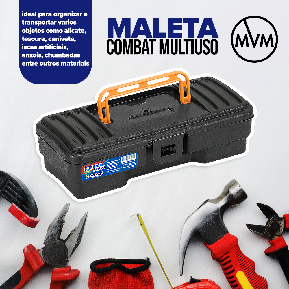 Kit 2 Maleta Caixa de Ferramentas 5080 / 5060 Plástica Completa
