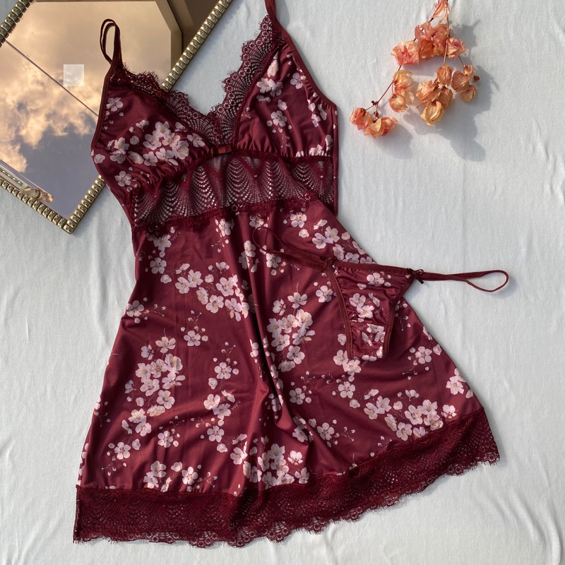 Camisola pijama microfibra linha noite estampada