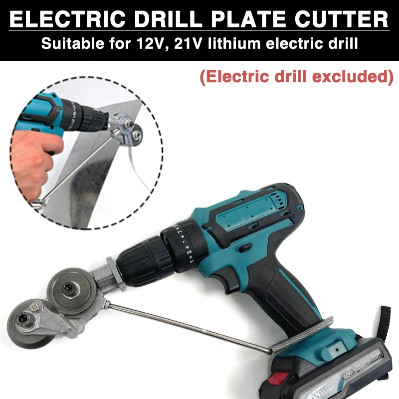 Cortador De Metal De Cabeça Dupla Para Serra De 12V 21V Novas Tesouras De metal Elétricas Manuais