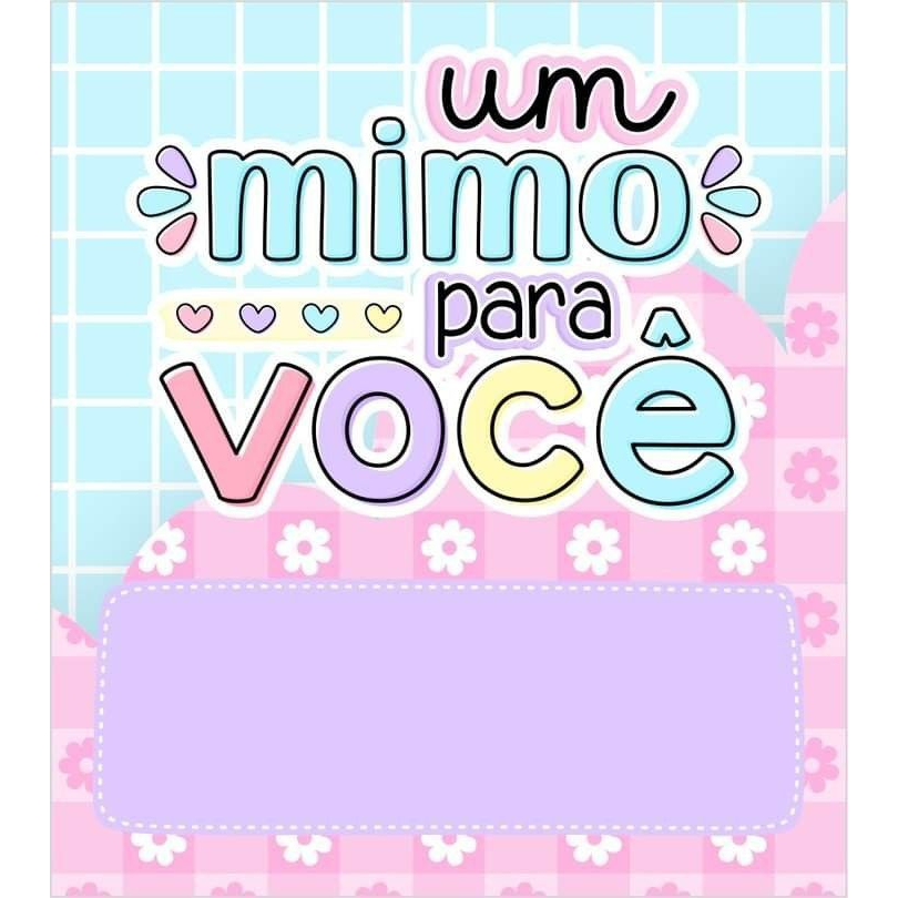 Cartões de Agradecimento ao cliente/ Um mimo pra você 9x5Cm | Shopee Brasil