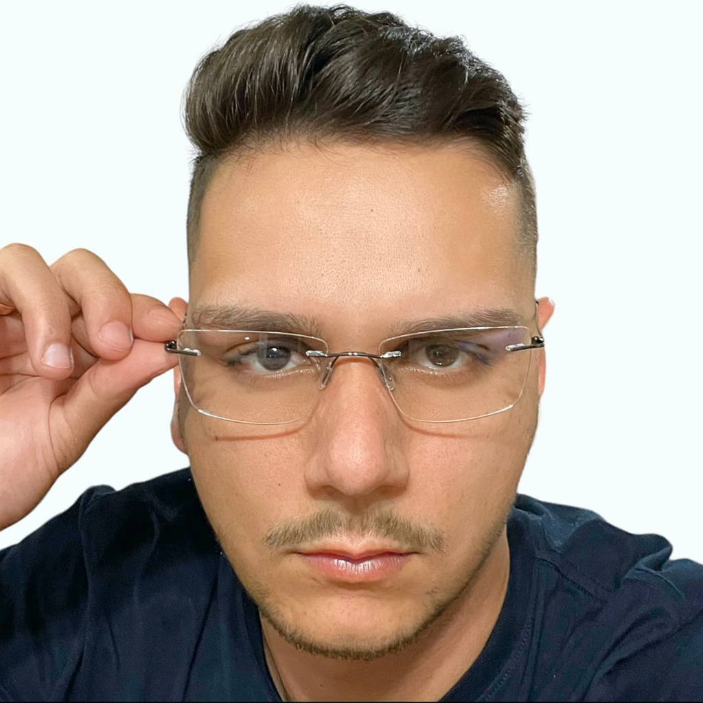 Armação Óculos De Grau Balgriff Sem Aro Leve Discreta Masculina e Feminina