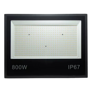 Refletor Led Forte Holofote 800w Eco Bivolt Campo Quadra