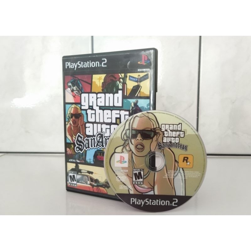 Grand Theft Auto San Andreas Ps2 | Shopee Brasil