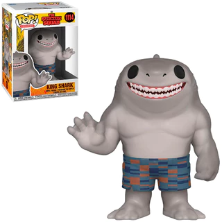 FUNKO POP THE SUICIDE SQUAD - KING SHARK 1114 NOVO ORIGINAL em Oferta na Shopee