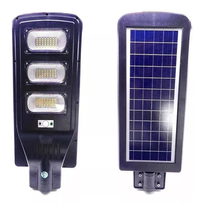 Refletor Solar Led 90w Luminária Pública Placa Fotovoltaica Shopee Brasil