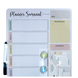 Planner Lousa Magnética 28x21,5cm - FWB