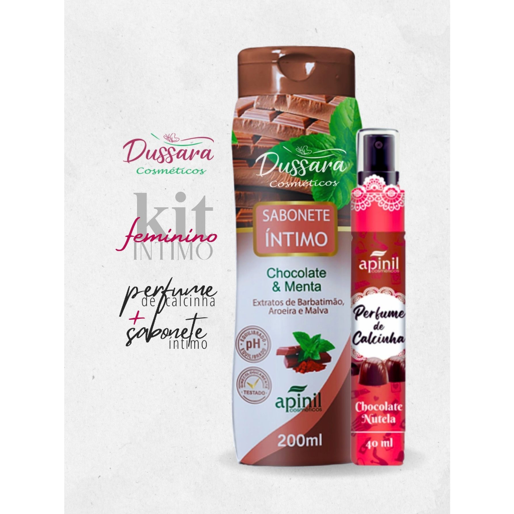 Kit Feminino Com 2 Itens Sabonete Intimo Perfume De Calcinha Apinil Lingeries Com Aromas 4479