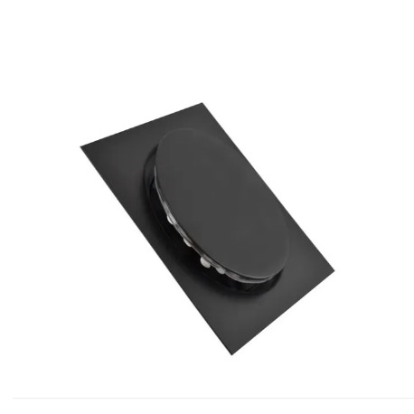 Ralo Inteligente 9,5x9,5 e 15x15 Click Quadrado Veda Cheiro Black/Cromado