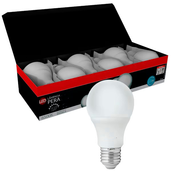 Pack Kit 6 Lâmpadas Led Bulbo 9w Branco Frio Avant Envio No Mesmo Dia