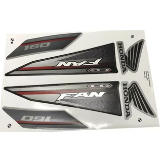 Kit De Adesivos Personalizados Moto Honda Cg 160cc Fan 16/21