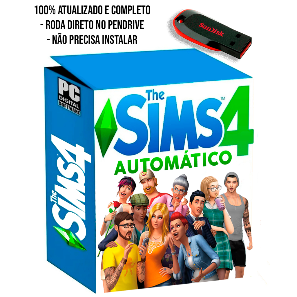 Game The Sims 4 Para Pc Com Todas Dlc´s (Expansões) 2023 Não Precisa Instalar