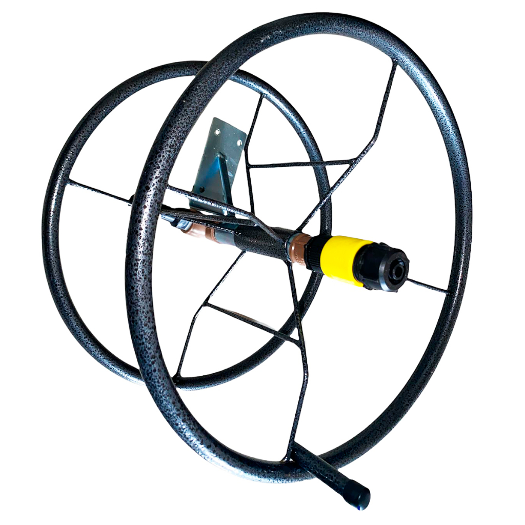 Suporte Para Mangueira De Jardim Giratório Enrolador De Mangueira 30 Metros