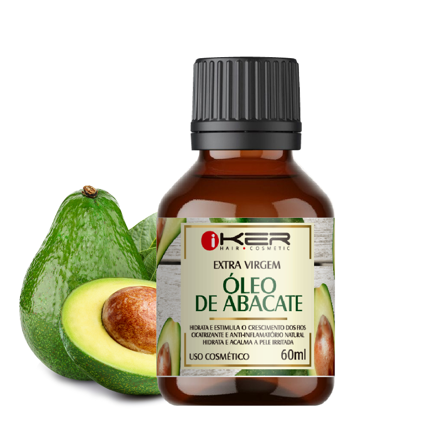 Óleo De Abacate Para Pele e Cabelos - Extra Virgem Puro 60ml | Shopee ...