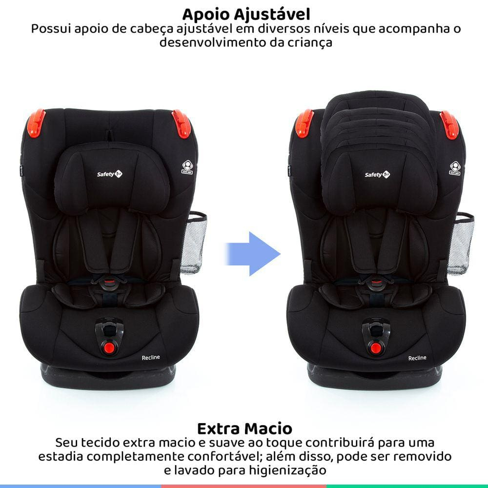 Cadeirinha Recline a 25 Kg, Safety 1st, Full Black Shopee Brasil