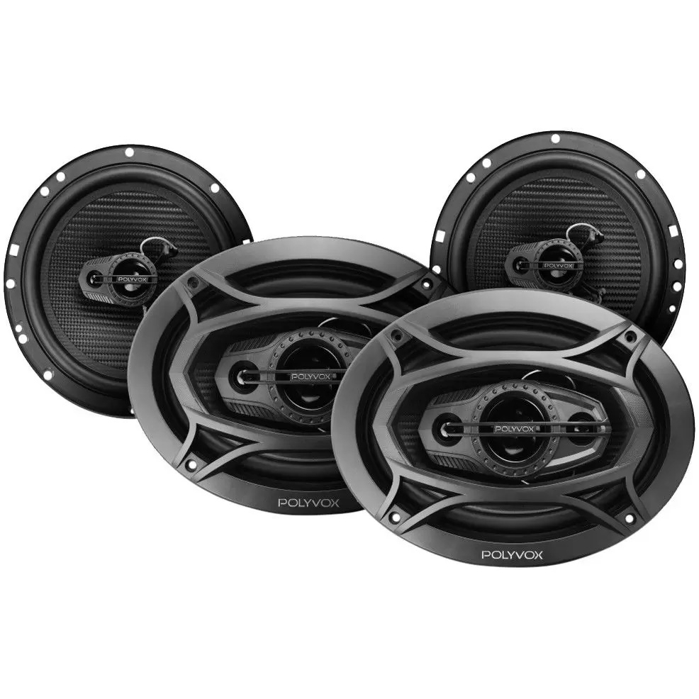 Kit Alto-falante Polyvox 6 Polegadas Triaxial + Alto-falante Polyvox ...