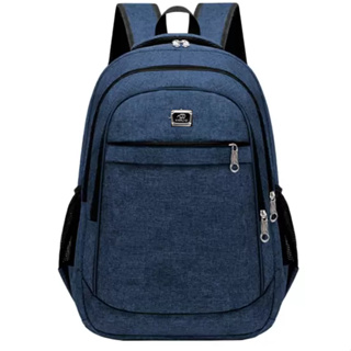 Mochila Unissex Notebook Resistente Água para Viagem ou Escola Azul