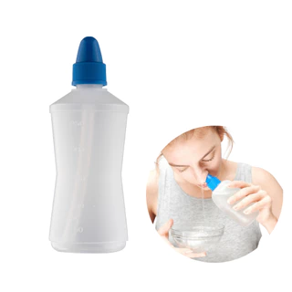 Garrafinha Lavagem Nasal Adulto e Infantil 250ml com Cânula
