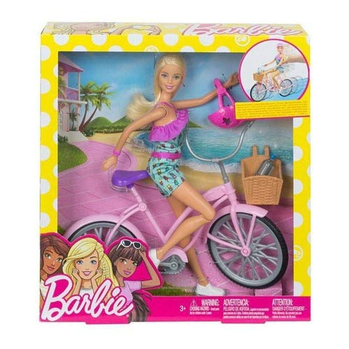 Boneca Barbie com Bicicleta - Passeio de Bicicleta - Mattel -  superlegalbrinquedos