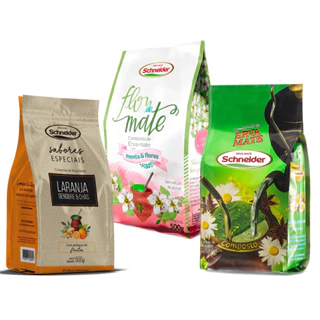 kit compostos para chimarrão schneider 3x500g