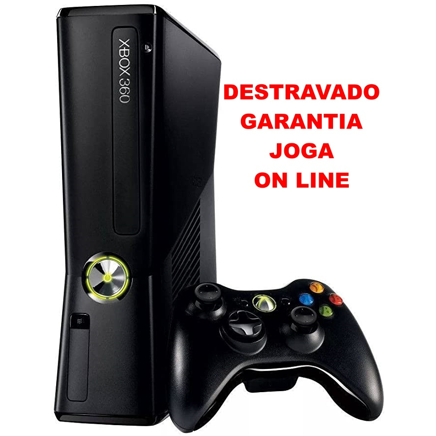 Xbox 360 na Caixa + Desbloqueado + Garantia + Nota Fiscal