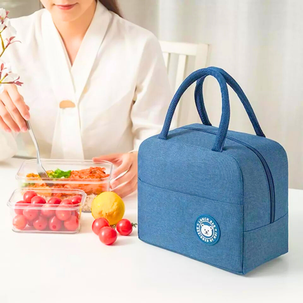 Bolsa Térmica Portátil Marmita Viagem Nécessaire Lancheira Térmica XUXU BELEZA