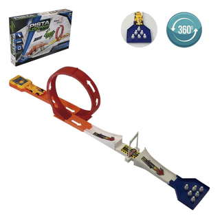 Pista de Carrinho com Looping 360° Strike Brinquedo Infantil Masculino