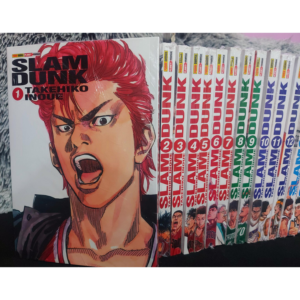 Slam Dunk Vol.1 ao Vol. 24 - Mangá Novo/Lacrado - Panini