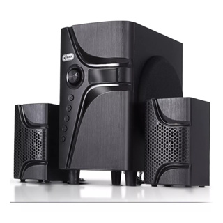 Home Theater 2.1 Sistema Som 45w Bluetooth Portátil Subwoofer Mp3 Usb Fm Pc Tv