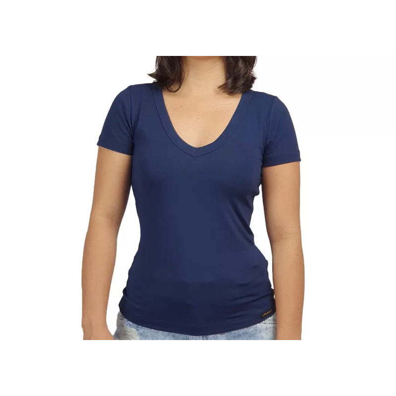 Blusa (baby look) Original K2b decote V | Shopee Brasil