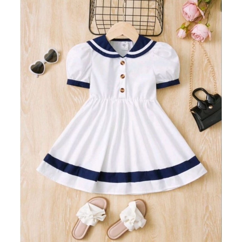 Vestido de marinheira sales infantil