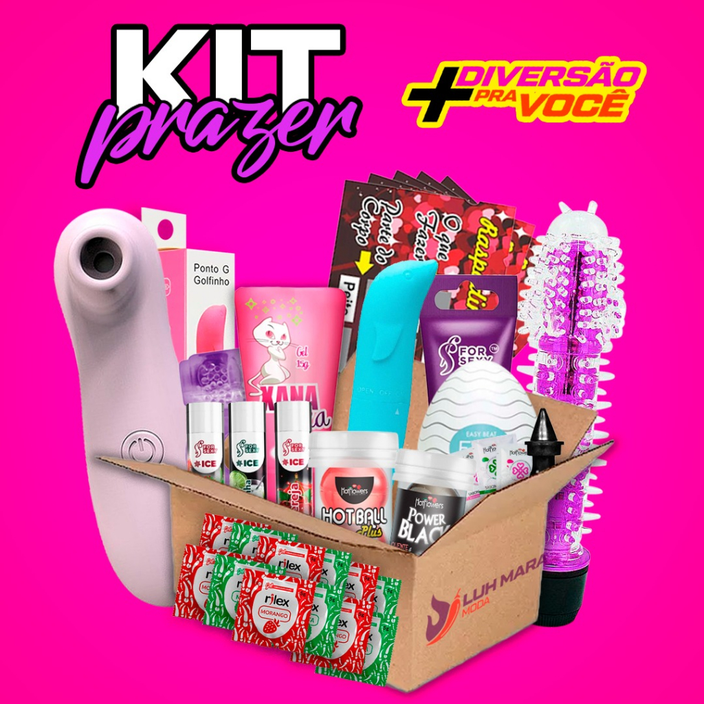 Kit Itens Diversos De Sex Shop Para Casais Vibrador Personal Com Capa Texturizada Lubrificantes 3458