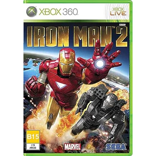 IRON MAN 2- XBOX 360 JOGO MIDIA FISICA ORIGINAL -X360