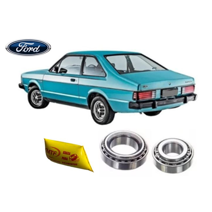 Kit De Rolamentos De Roda Traseira Corcel Belina 2 II De 78 79 80 81 82 ...