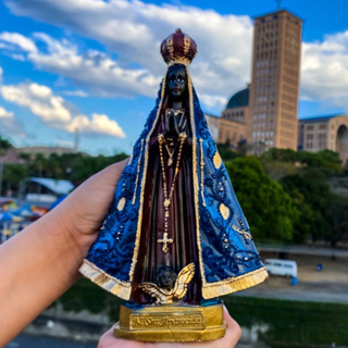 Imagem Sacra Em Resina De Nossa Senhora Do Café Do Brasil