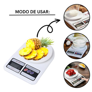 Balança Digital Cozinha 10Kg Balança de Precisão Digital Balança de Alimentos Cozinha — foto 5 — Achou Levou Brasil