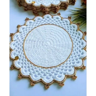 Souplast de Crochê Modelo encanto 40 CM KIT COM 4 PEÇAS.