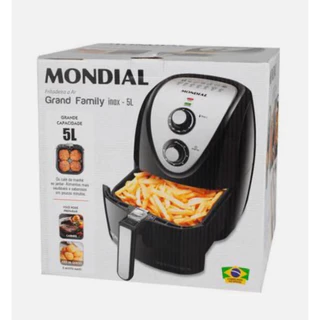Fritadeira mondial grand family inox 5 litros