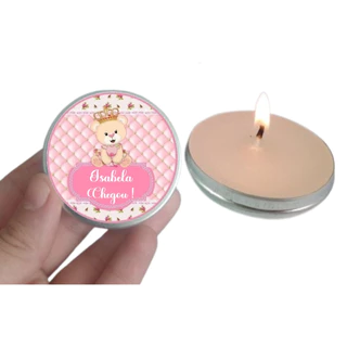 10 Latinhas com velas aromaticas para lembrancinha