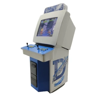 miniatura decorativa arcade , fliperama space vision.