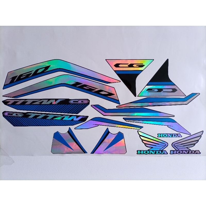 kit adesivos holográficos Titan 160/ 22-23