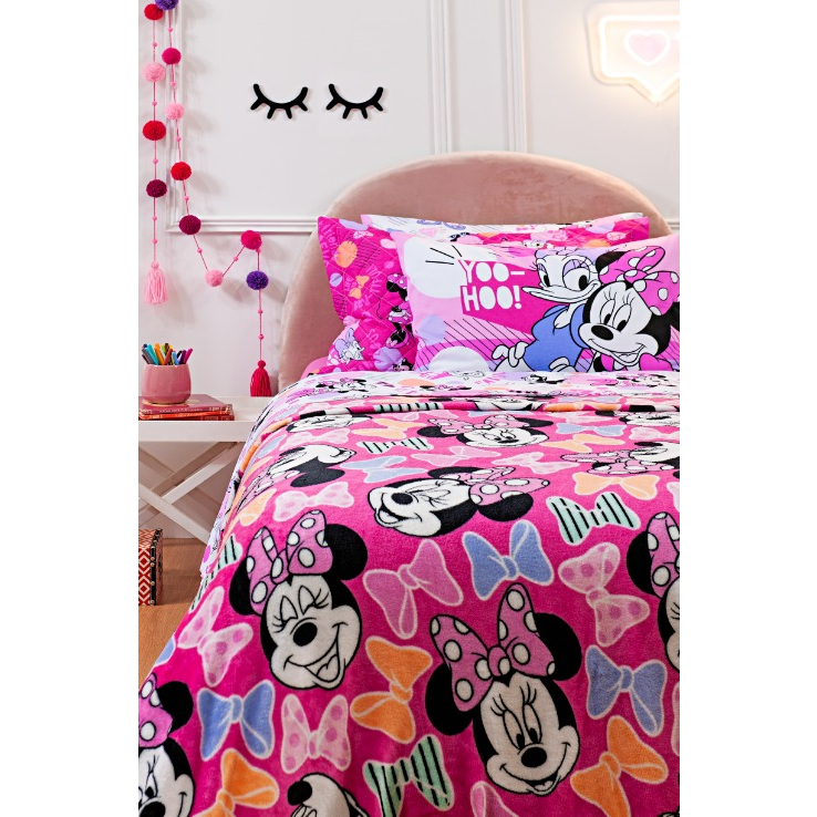 Cobertor Manta Flannel Solteiro 1,50 x 2,20 Personagens Disney