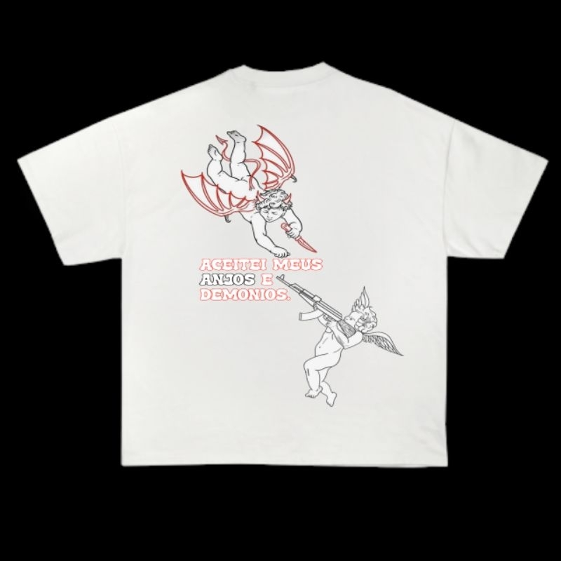 Camiseta Alita Anjo de combate Battle Angel Camisa Anime Manga Unissex