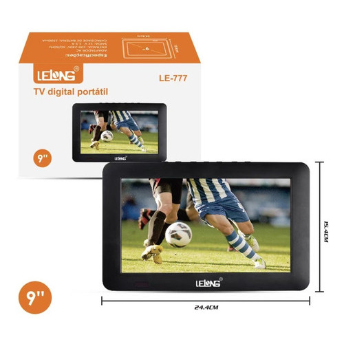Mini Tv Digital Monitor Portátil 9 Polegadas Led Hd Usb Av