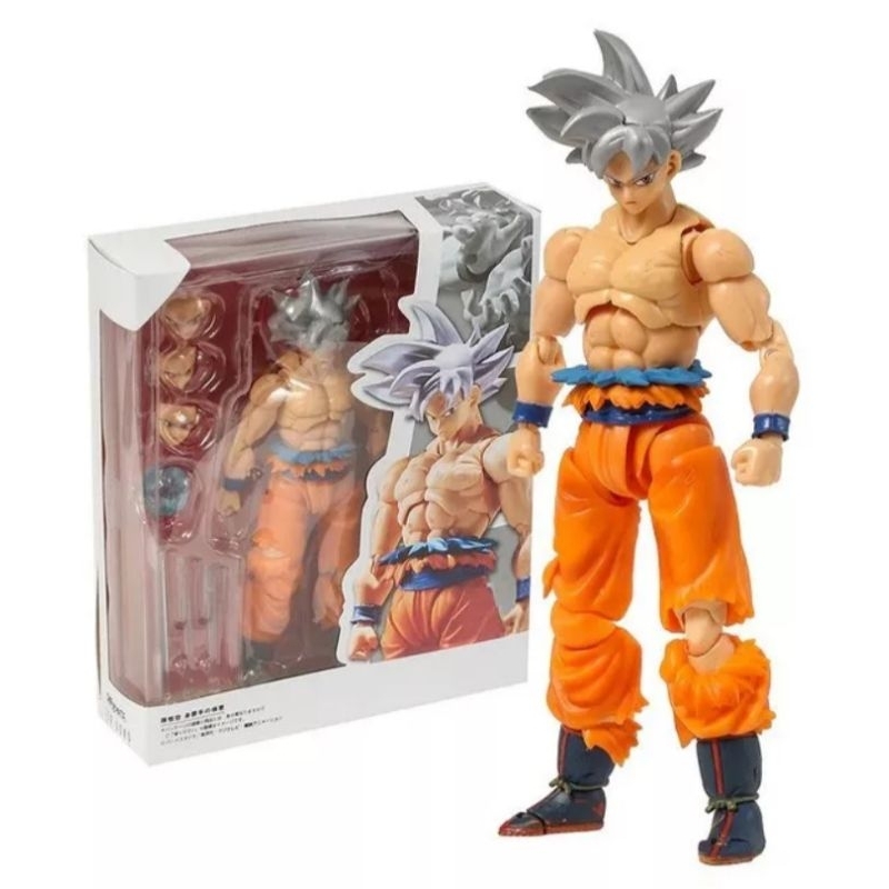 Boneco SH FIGUARTS Goku Ssj3 Super Saiyajin 3 1.0 Dragon Ball Z DBZ Bandai  Original - LER